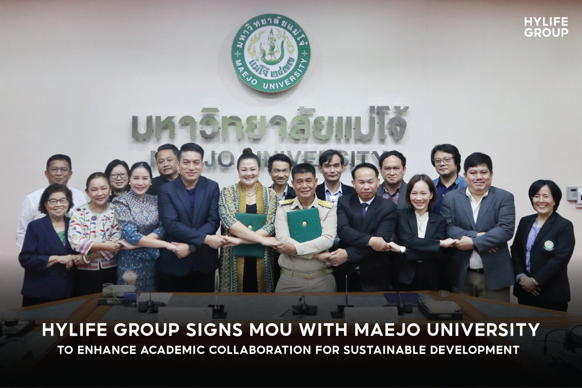 Read more about the article Hylife Group Signs MOU with Maejo University to Enhance Academic Collaboration for Sustainable Development